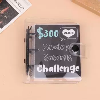 Простая мини-папка для денег на 150/300/500/1000 долларов, накопительная папка для денег, бюджетная книга для хранения денег, папка для денег с конвертами