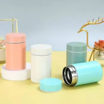 Простая модная мини-чашка для ушей в виде птичьего гнезда, белая, для девочек, бесплатная чашка для тушения, термос из нержавеющей стали 260ml