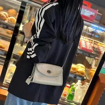 Простая модная весна/лето элегантная высококачественная маленькая сумка на цепочке из натуральной кожи женская сумка легкая мягкая кожаная сумка через плечо чёрный