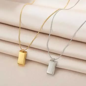 Простая модная женская цепочка на свитер, осенне-зимняя цепочка на ключицу от холодного ветра