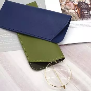 Простая мягкая кожаная сумка для солнцезащитных очков для женщин и мужчин, водонепроницаемый футляр для очков для чтения, пылезащитный чехол для хранения, карман для очков, аксессуар