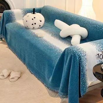 Простая на ощупь диванная подушка на все времена года, нескользящая диванная подушка, диванное полотенце и утолщенное одеяло 180*130cm