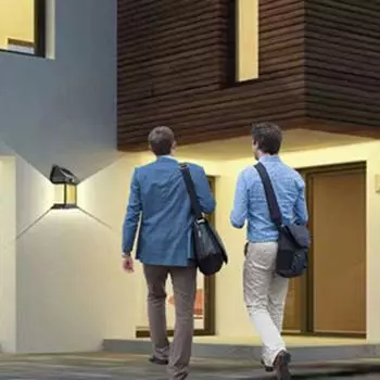 Простая настенная лампа на солнечной батарее для двора, энергосберегающая уникальная подвесная лампа для пати чёрный