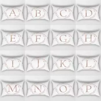 Простая наволочка для писем Украшение домашнего офиса Автомобильный диван Чехол для подушки Аксессуары для украшения 30x50 см 30x50cm