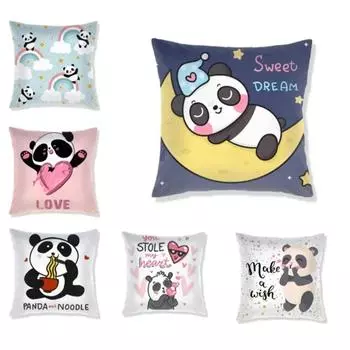 Простая наволочка, милый мультяшный чехол для подушки в скандинавском стиле, декоративный чехол для подушки в стиле «модный», украшение для дивана 40x40cm