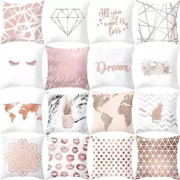 Простая наволочка в геометрическом стиле для гостиной, офиса, дома, наволочка для автомобиля, украшения 40x40cm