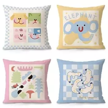 Простая наволочка в современном стиле для украшения интерьера, офиса, гостиной, дома, наволочка 40x40cm