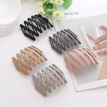 Простая новая телескопическая повязка на голову, новая портативная складная заколка, женская нескользящая заколка, модные аксессуары для волос