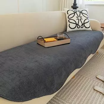 Простая однотонная диванная подушка неправильной формы, универсальный высококачественный нескользящий кожаный чехол для дивана, четыре сезона, полотенце 70*70