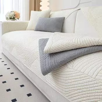 Простая однотонная диванная подушка в скандинавском стиле, четыре сезона, нескользящая хлопчатобумажная ткань, универсальная современная подушка для дивана, полотенце 70*70