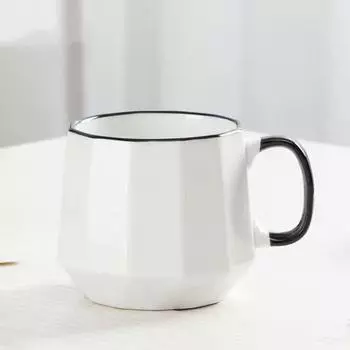 Простая однотонная кружка, кофейная чашка и тарелка, набор из двух предметов, керамическая чашка для воды в скандинавском стиле, кофейная чашка, чашка для молока, чашка для завтрака