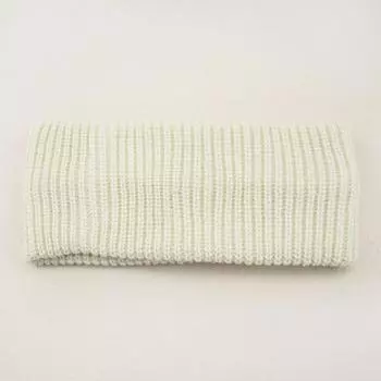 Простая однотонная вязаная широкая повязка на голову Женские спортивные повязки для волос Вертикальная полоска Корейский INS Головной убор Зимняя шерстяная грелка для ушей Size fits all