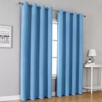 Простая оконная драпировка, прочная изолированная 5 цветов, многоразовая подвесная оконная занавеска для гостиной 100x130cm коричневый