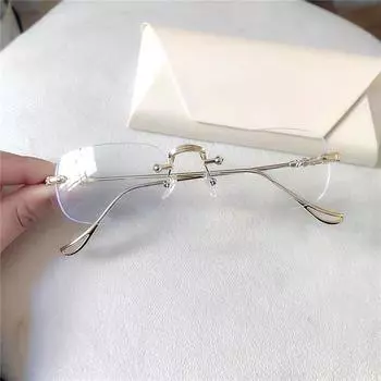 Простая оправа для очков с защитой от синего света, персонализированные очки для дальнозоркости для пожилых людей, модные меняющие цвет очки в корейском стиле