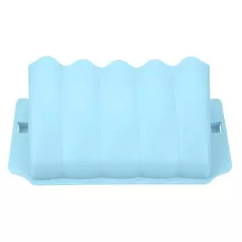 Простая пластиковая кормушка для травы, миска для сена для питомца, подставка-сушилка, кролик, крыса(синий) синий