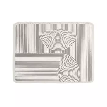 Простая подставка для сушки посуды на кухонную столешницу Нескользящий эстетичный абсорбирующий коврик-сушилка Идеальные кухонные аксессуары S