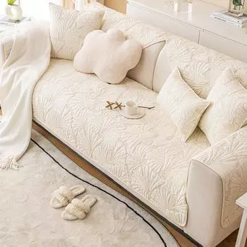 Простая подушка для дивана из чистого хлопка. Подушка для дивана в стиле ретро. Универсальный чехол для дивана на четыре сезона. 70*70cm