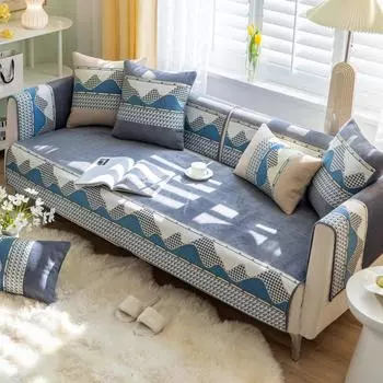 Простая подушка для дивана на все времена года, нескользящий чехол для дивана, высококачественный чехол для полотенца, утолщенный шезлонг «три в одном» 70*70cm