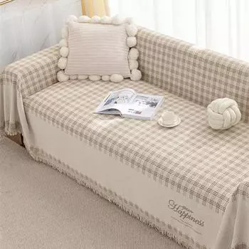 Простая подушка для дивана, полный комплект, универсальный чехол на четыре сезона, чехол для дивана с защитой от царапин, подушка для полотенец, чехол для дивана, синель 180*130cm