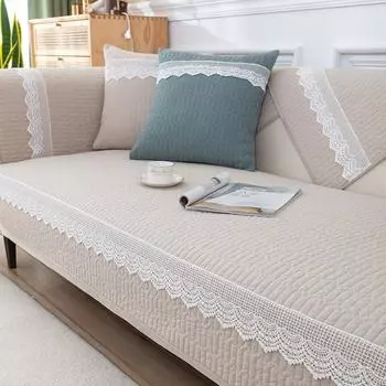 Простая подушка для дивана в скандинавском стиле, нескользящая подушка из чистого хлопка на четыре сезона, зимняя общая кожаная ткань для чехла на диван 70*70cm