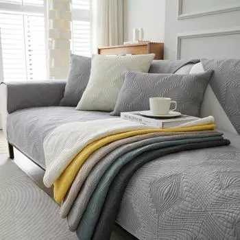 Простая подушка для дивана в скандинавском стиле, четыре сезона, Нескользящие хлопковые подушки для сиденья, универсальный современный чехол для дивана, чехол 70*70