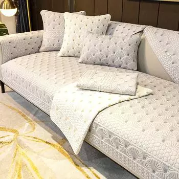 Простая подушка для дивана в скандинавском стиле, универсальные нескользящие подушки для сидений на четыре сезона, кожаный чехол для дивана из цельного дерева, чехол для полотенец 70*70cm