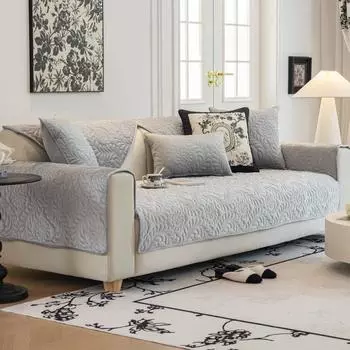 Простая подушка для дивана, зимняя Нидерланды, бархатные короткие плюшевые подушки, чехол для подушки, полотенце, нескользящий кремовый, белый чехол для дивана 70*70cm