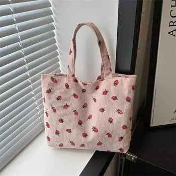 Простая повседневная персонализированная модная сумка через плечо, новая весенняя студенческая тканевая сумка 2024 года, красивая сумка для покупок чёрный