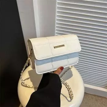 Простая повседневная сумка через плечо, маленькая квадратная сумка, новинка лета 2024 года, простая повседневная сумка под мышкой, повседневная сумка для поездок на работу чёрный