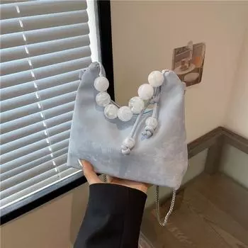 Простая повседневная сумка-мессенджер в стиле ретро, сумка-полумесяц, сумка для поездок на работу, летняя новая модная сумка на плечо 2024 года чёрный