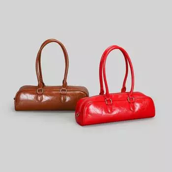 Простая повседневная универсальная портативная сумка через подмышку, корейская нишевая сумка-палка с пикофарадным принтом, женская мини-сумка через плечо чёрный