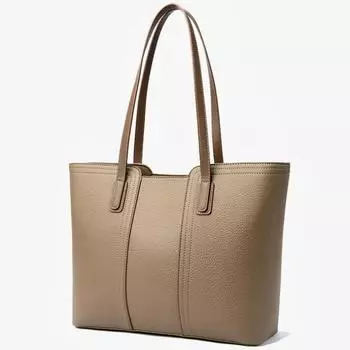 Простая повседневная женская сумка через плечо из искусственной кожи, роскошные женские сумки, брендовые дизайнерские большие женские сумки-тоуты хаки