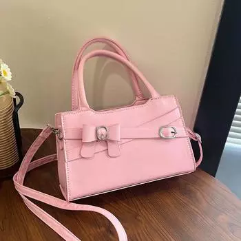 Простая повседневная женская сумка для поездок на работу, новая модная и небольшая квадратная сумка в корейском стиле, сумка через плечо для женщин