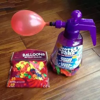 Простая прочная яркая цветная игрушка для борьбы с водой для мальчиков и девочек 3 в 1, наполнитель для воздушного шара, ежедневное использование