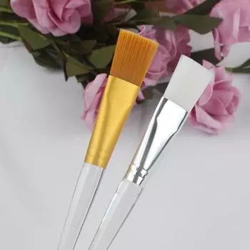 Простая прозрачная стержневая кисть для маски Diy Mask Beauty Tool белый