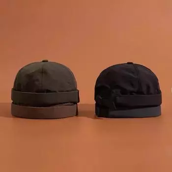 Простая пряжка, персонализированная уличная шляпа-дыня, летняя водонепроницаемая быстросохнущая дышащая шляпа домовладельца, мужская и женская хип-хоп шляпа M56-58cm серый