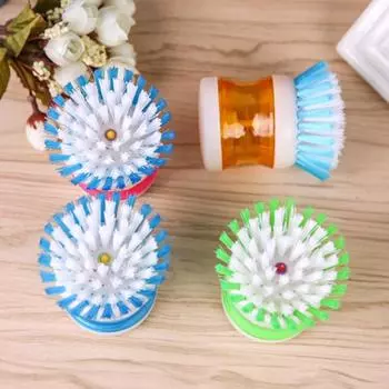 Простая щетка для мытья кастрюль, предметы первой необходимости, щетка для чистки кастрюль, тарелка для домашней кухни, миска, креативные кухонные инструменты