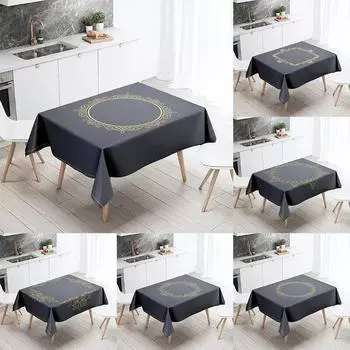 Простая скатерть в рамке, вечерние, ресторан, банкетный декор, устойчивая к пятнам, водонепроницаемая, украшение для домашнего стола 40x70cm