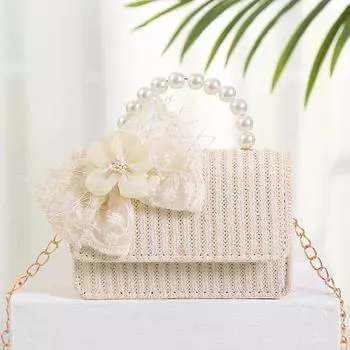 Простая соломенная сумка-мессенджер с бантом, портативная, двойного назначения, для праздников, фото, универсальная женская сумка, новая модная летняя сумка Sac En Paille 15X9X7CM