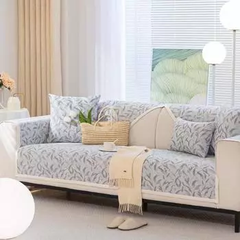 Простая современная диванная подушка из синели, универсальная жаккардовая ткань на четыре сезона, чехол для дивана, новая ткань на спинку 70*70cm
