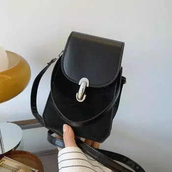 Простая сумка через плечо 2024 года, новая летняя маленькая квадратная сумка, корейская версия, модная портативная женская маленькая сумка, сумка для мобильного телефона белый