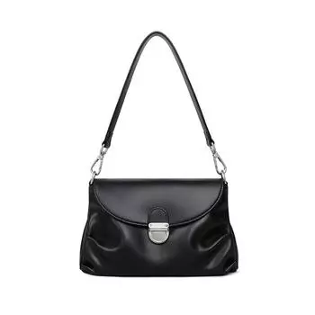 Простая сумка через подмышку, женская модная сумка через плечо, высококачественная сумка Sense Oblique Span чёрный