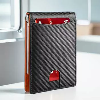 Простая сумка для карт унисекс, с несколькими слотами, противоугонная, модный короткий кошелек, повседневный кошелек для денег, сумка-держатель для кредитных карт для наружного использования