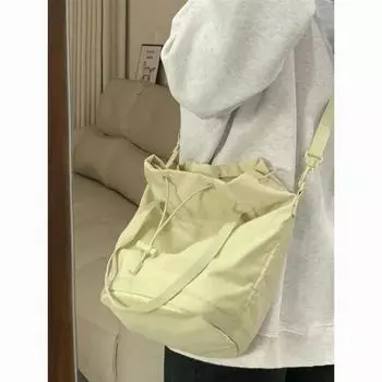 Простая сумка-мессенджер для поездок на работу, весна и лето, новая цветная однотонная сумка-мессенджер на одно плечо для отдыха, большая вместимость, универсальная спортивная сумка