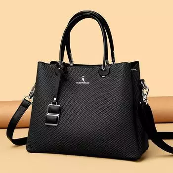 Простая сумка-тоут Высококлассная мода Большая вместимость Женская сумка Сумка через плечо для Сумка-мессенджер 28.5*12*22cm