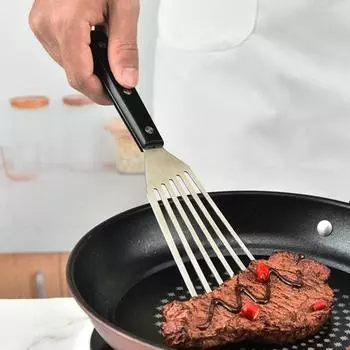 Простая сверхмощная полирующая поверхность для повара, практичная бытовая лопатка для стейка для домашнего гриля, лопаточка B