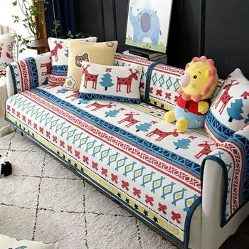 Простая ткань для диванных подушек в скандинавском стиле, универсальная легкая, роскошная нескользящая подушка из молочного волокна, современный чехол для дивана, четыре сезона 70*70cm