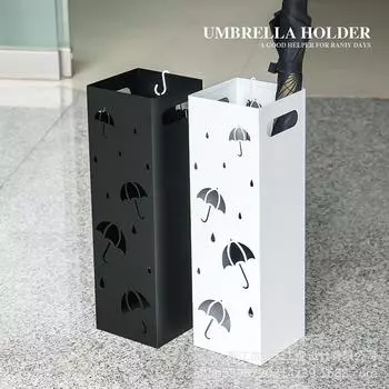 Простая универсальная подставка для зонтов для домашнего проживания в отеле Подставка для зонтов из кованого железа