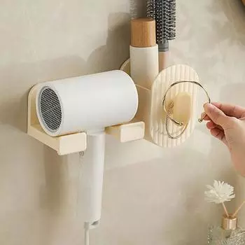 Простая установка фена для волос стойка аксессуары полка фен органайзер коробка туалет style 1