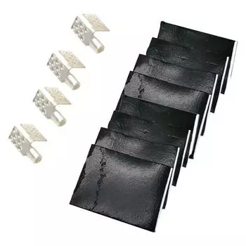 Простая установка Используйте электрическую нагревательную пленку Специальные зажимы для надежного соединения 4 clamp and 8 paste